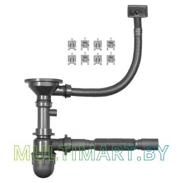 Кухонная мойка ARFEKA AF 500x505 Black PVD Nano картинка 7